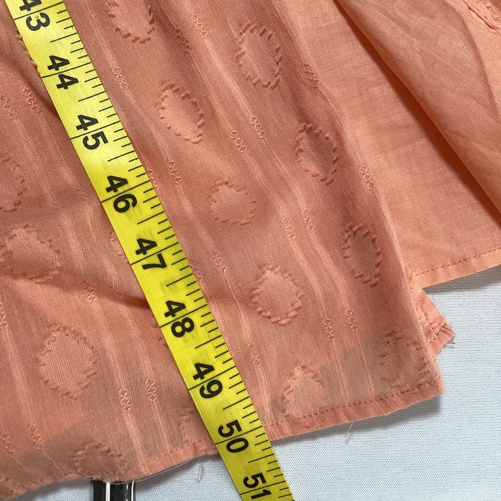 Sleeveless Smocked Coral Maxi Dress for Girls - Picture 8 of 11
